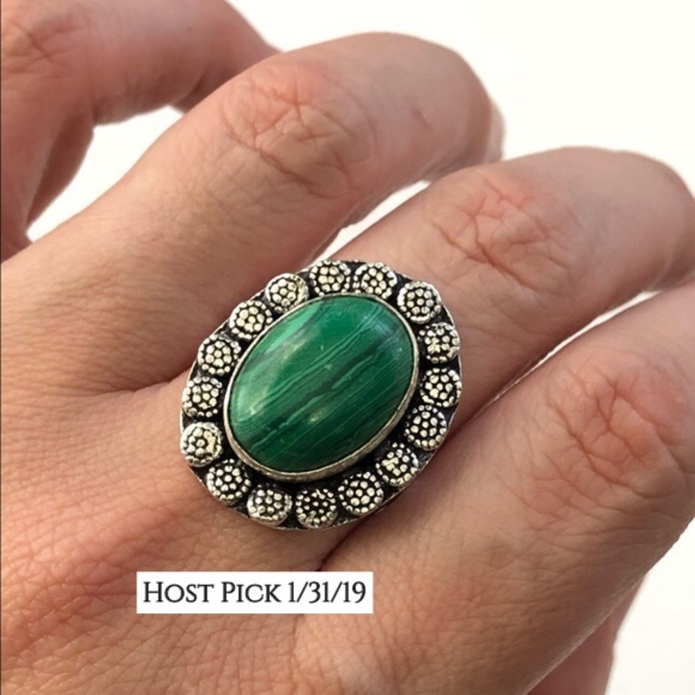 ➰Handmade Malachite Ring